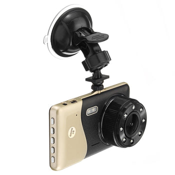 Dash Cam Front View With Windshield Suction Cup Mounting Attachment Right Offset