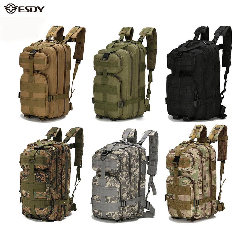 Outdoor Military Rucksacks 1000D Nylon 30L Waterproof Tactical Backpack Sports Camping Hiking Trekking Fishing Hunting Bags