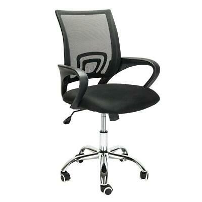 Ergonomic Black Mesh Office Chair Midback Adjustable Swivel Computer Desk Task