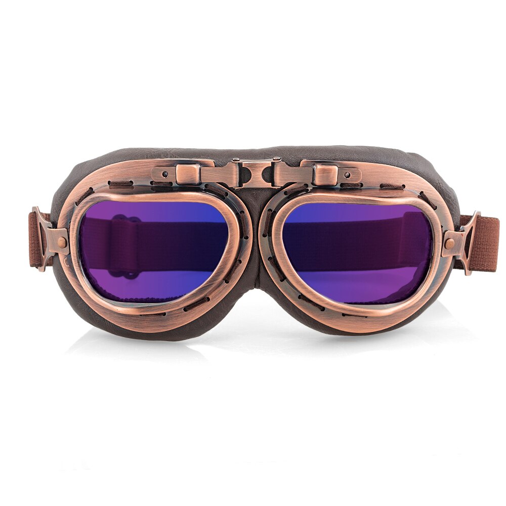Retro Steampunk Copper Motorcycle Goggles
