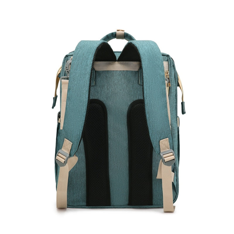 Fashion New Diaper Bags Backpack Multifunctional Foldable Baby Bed Crib Bag Large Capacity Stroller Bag Insulation Nursing