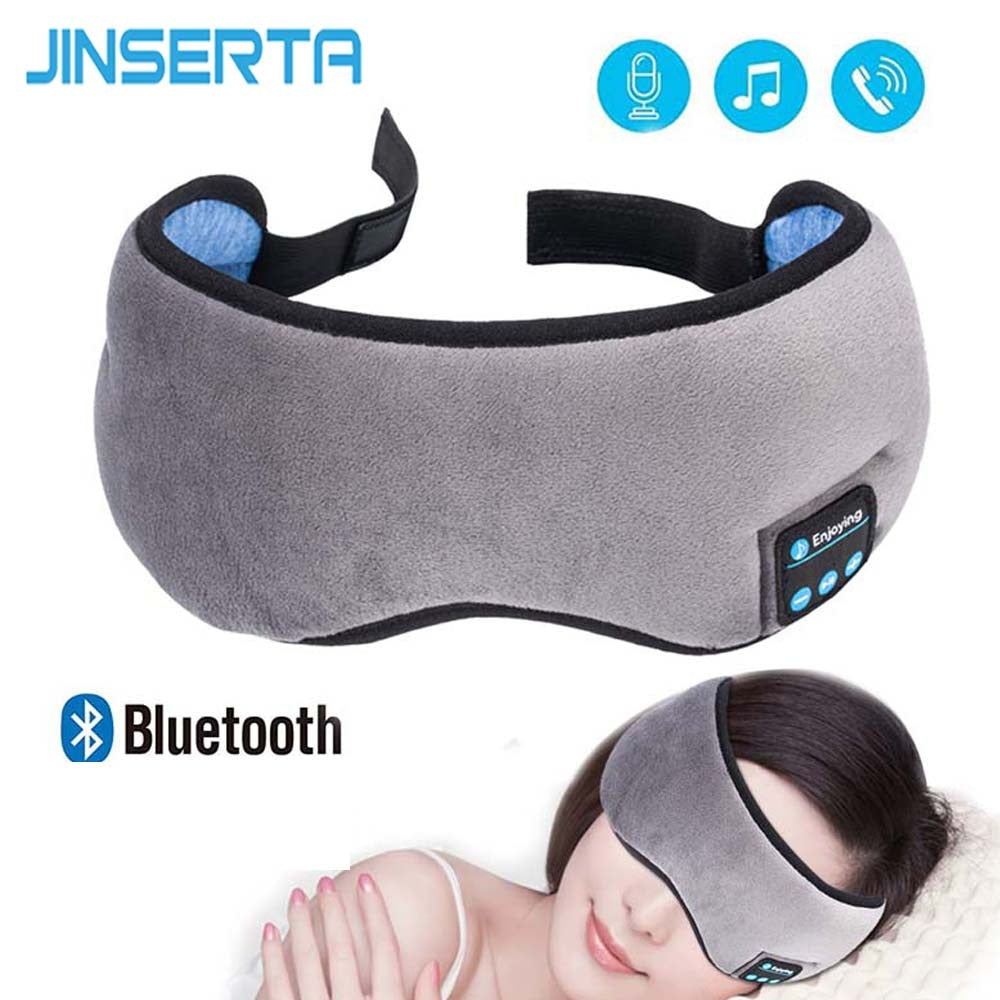 Wireless Stereo Bluetooth 5.0 Handsfree Earphone Soft Sleep Eye Mask