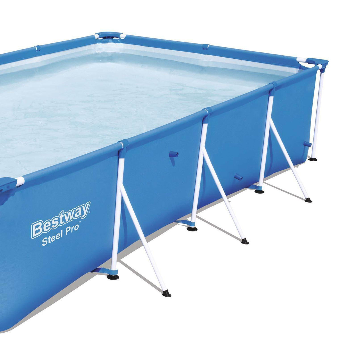Bestway Steel Pro 13' x 7' x 32" Rectangular Frame Above Ground Swimming Pool