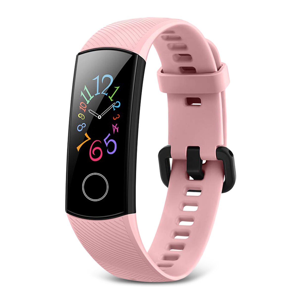 pulse ox spo2 oximeter watch pink band