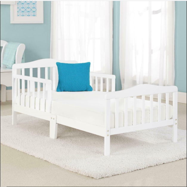 White Toddler Bed Frame Kid Child Bedroom Furniture Boy Girls