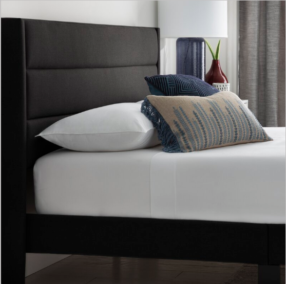 Upholstered Low Profile Platform Bed