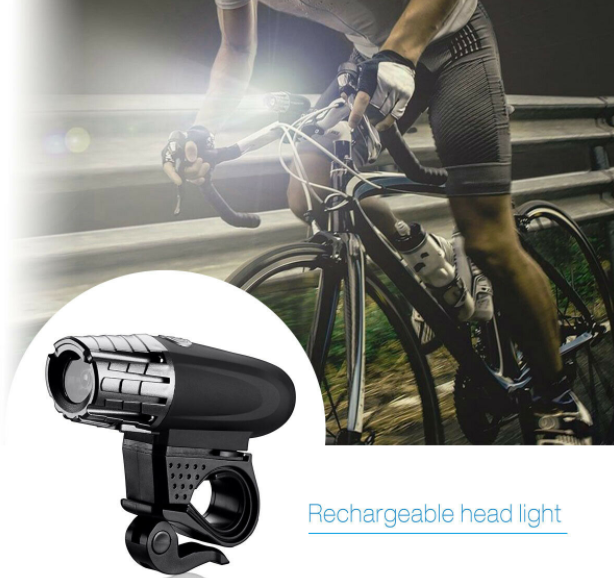 Rechargeable Cycling Light Bike Bicycle LED Front Rear Lamp Set 5000 Lumen 8.4V