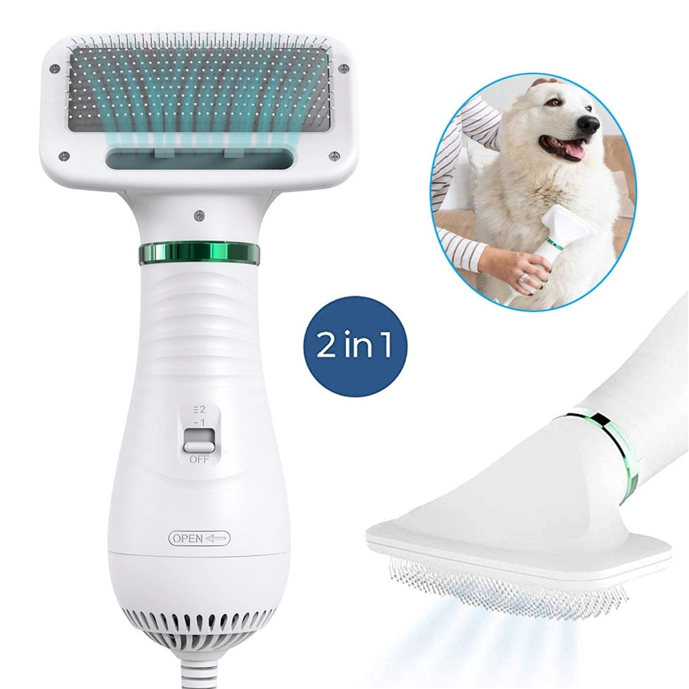 Portable Dog Dryer 2-In-1 Hair Dryer For Dogs
