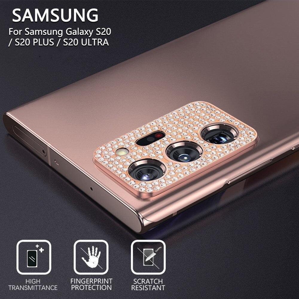 Bling Diamond Camera Lens Protector Shiny Cover For Samsung Galaxy S20 S20Plus S20Ultra