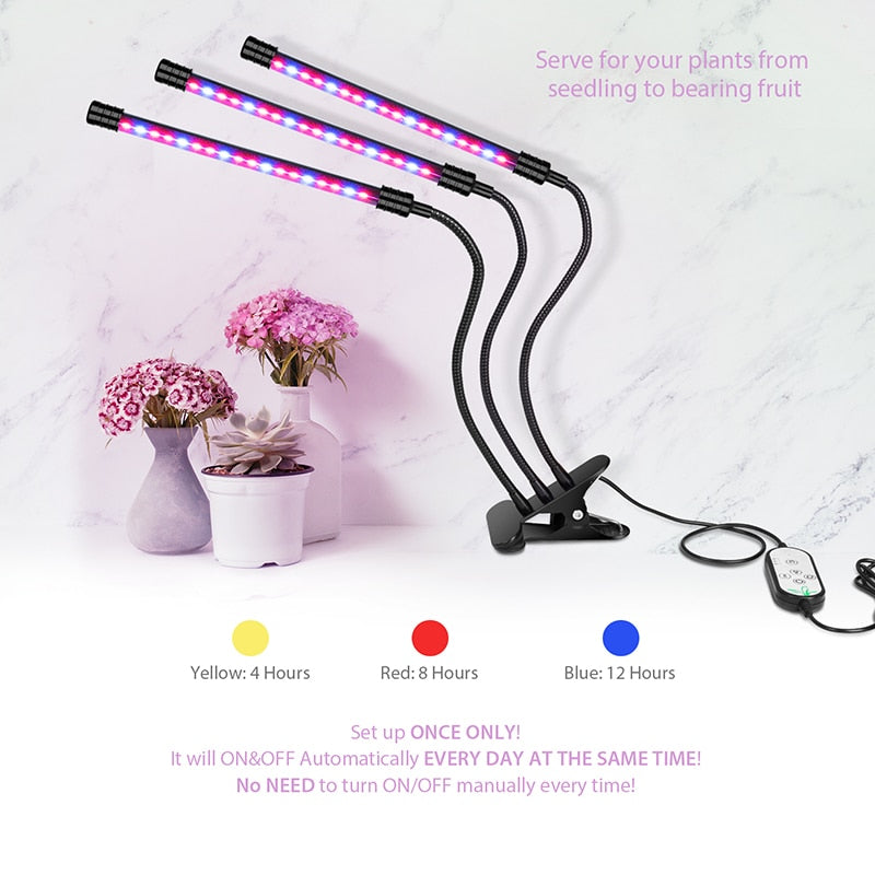 Goodland LED Grow Light USB Phyto Lamp Full Spectrum Fitolamp With Control Phytolamp For Plants Seedlings Flower Home Greenhouse