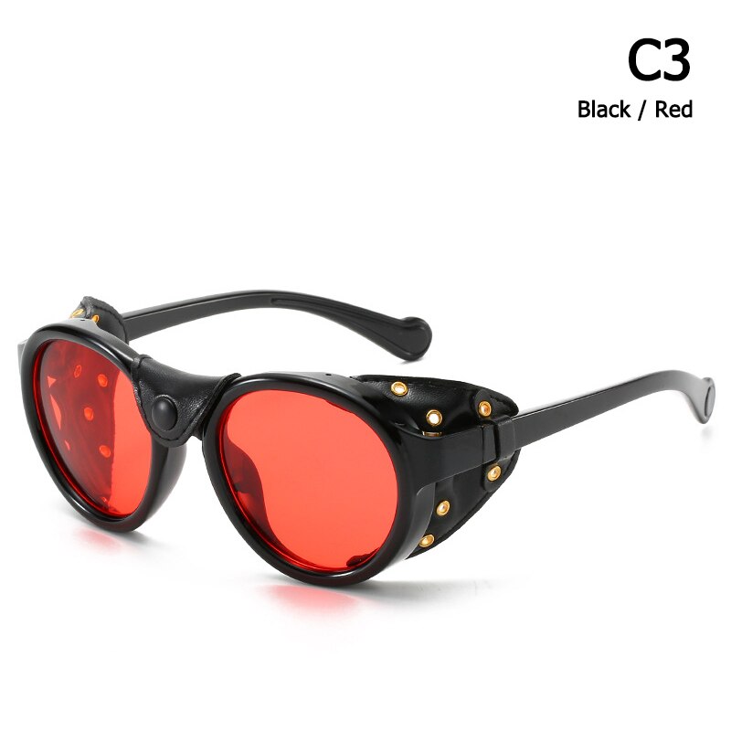 SteamPunk Vintage Round Style Polarized Sunglasses