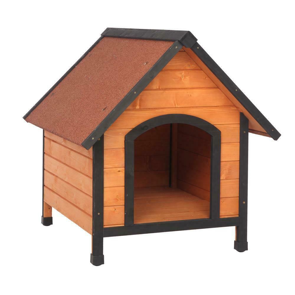 Waterproof Wooden Medium Dog House Outdoor Kennel