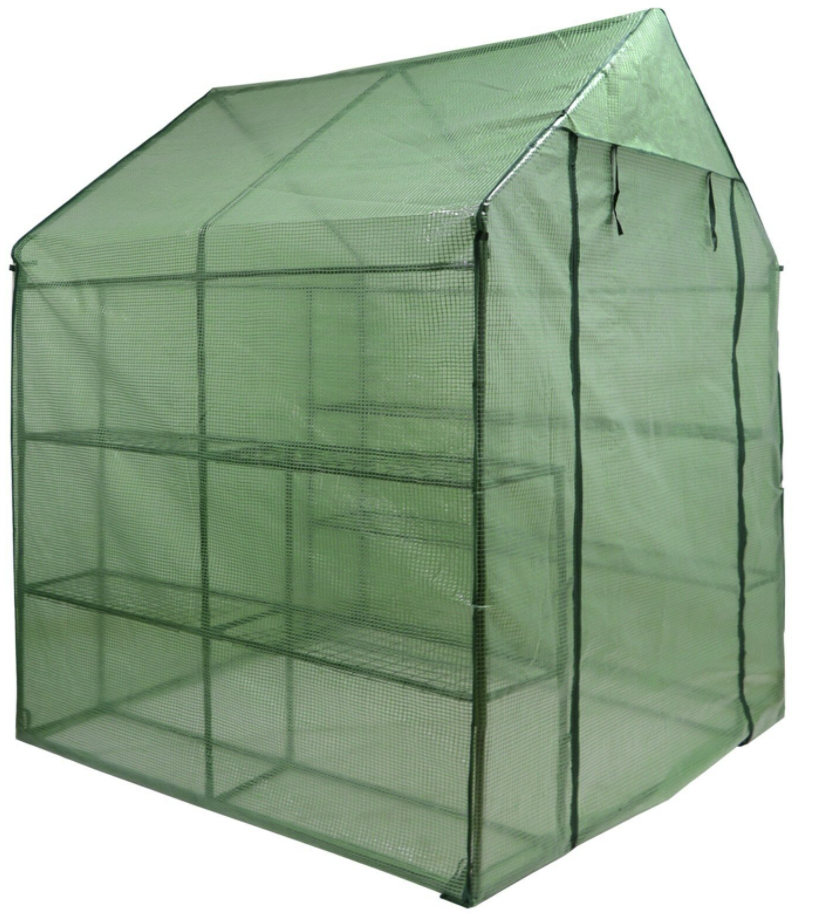 3 Tier Walk In Greenhouse Outdoor Planting House with 8 Shelves