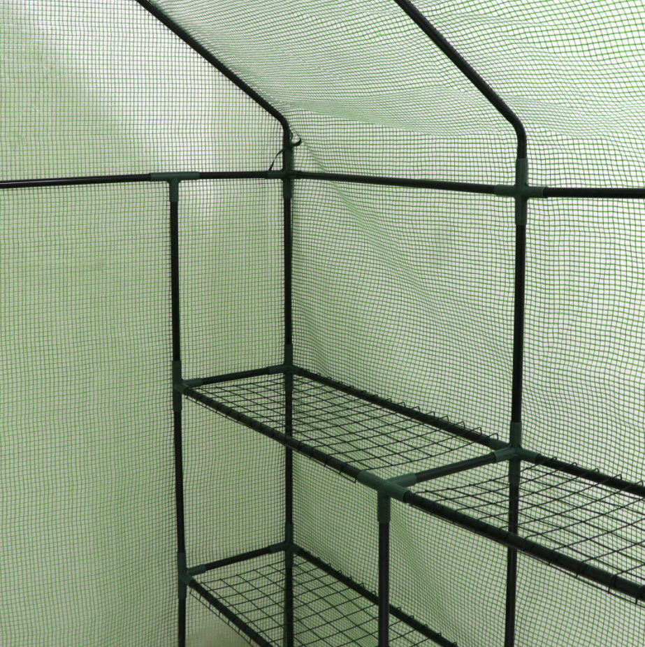 3 Tier Walk In Greenhouse Outdoor Planting House with 8 Shelves