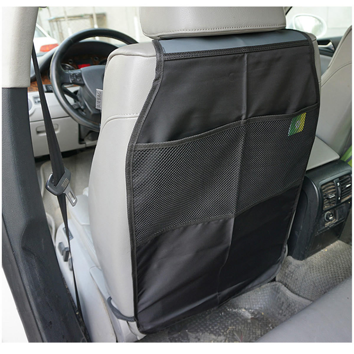 TidyKidz™ Car Back Seat Kids Kick Mat Protector With Storage Bag-Great Stuff Shops