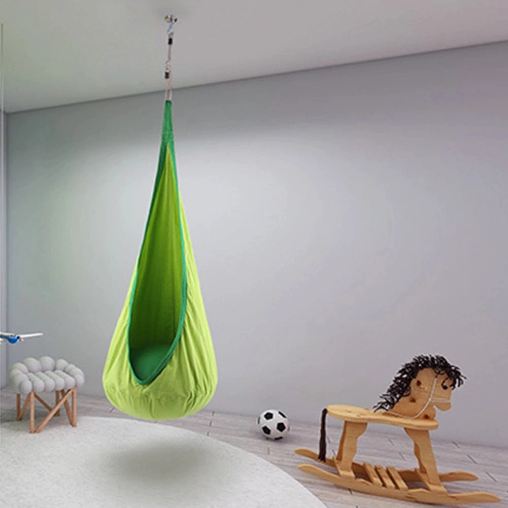 Kids Hanging Pod Chair Indoor Hammock by SkySwing