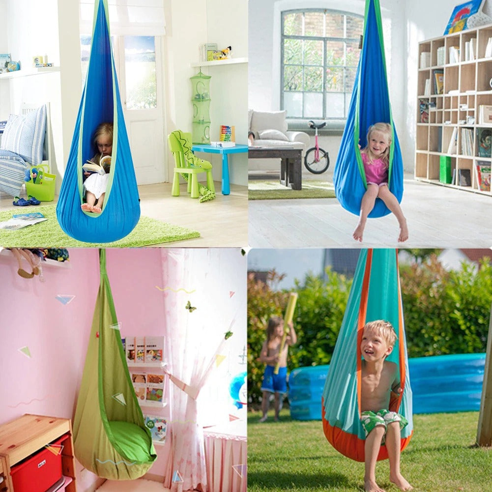 Kids Hanging Pod Chair Indoor Hammock by SkySwing