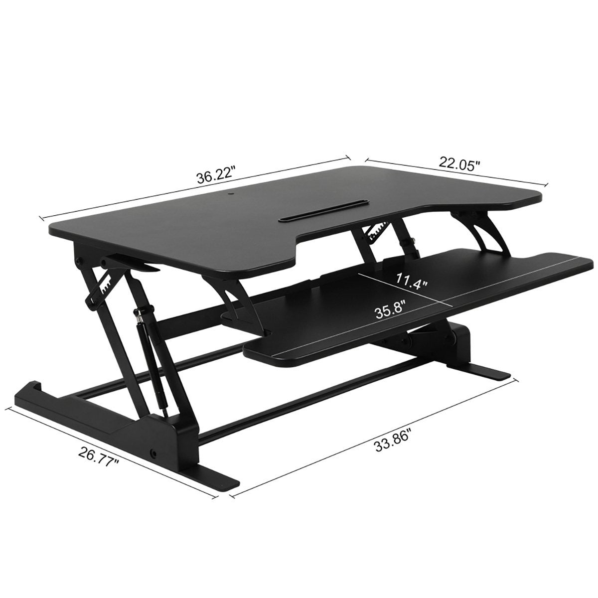 Height Adjustable Laptop Standing Desk and Computer Riser-Great Stuff Shops