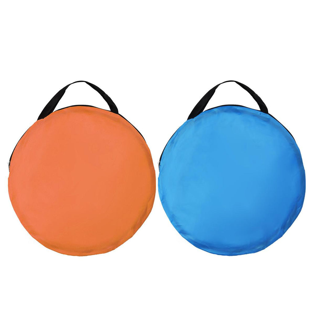Portable Outdoor Waterproof Camping Beach Picnic Tent Pop Up Open Camping Tent Fishing Hiking Automatic Instant Blue Orange Carry Bag