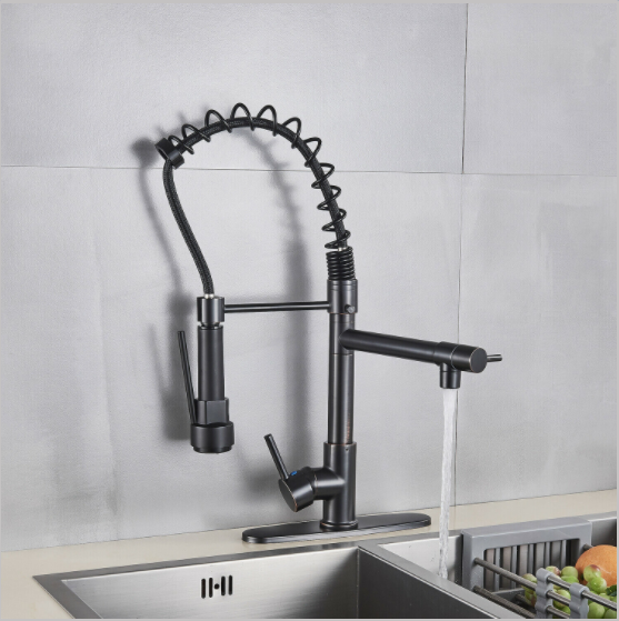 LED Kitchen Sink Faucet Pull Down Sprayer