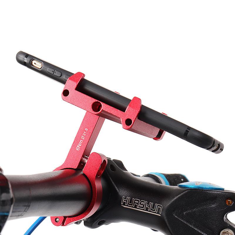 BikeTalk™ Metal Adjustable Bike Handlebar Cell Phone Holder Bicycle Clip-Great Stuff Shops