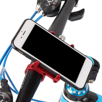 BikeTalk™ Metal Adjustable Bike Handlebar Cell Phone Holder Bicycle Clip-Great Stuff Shops