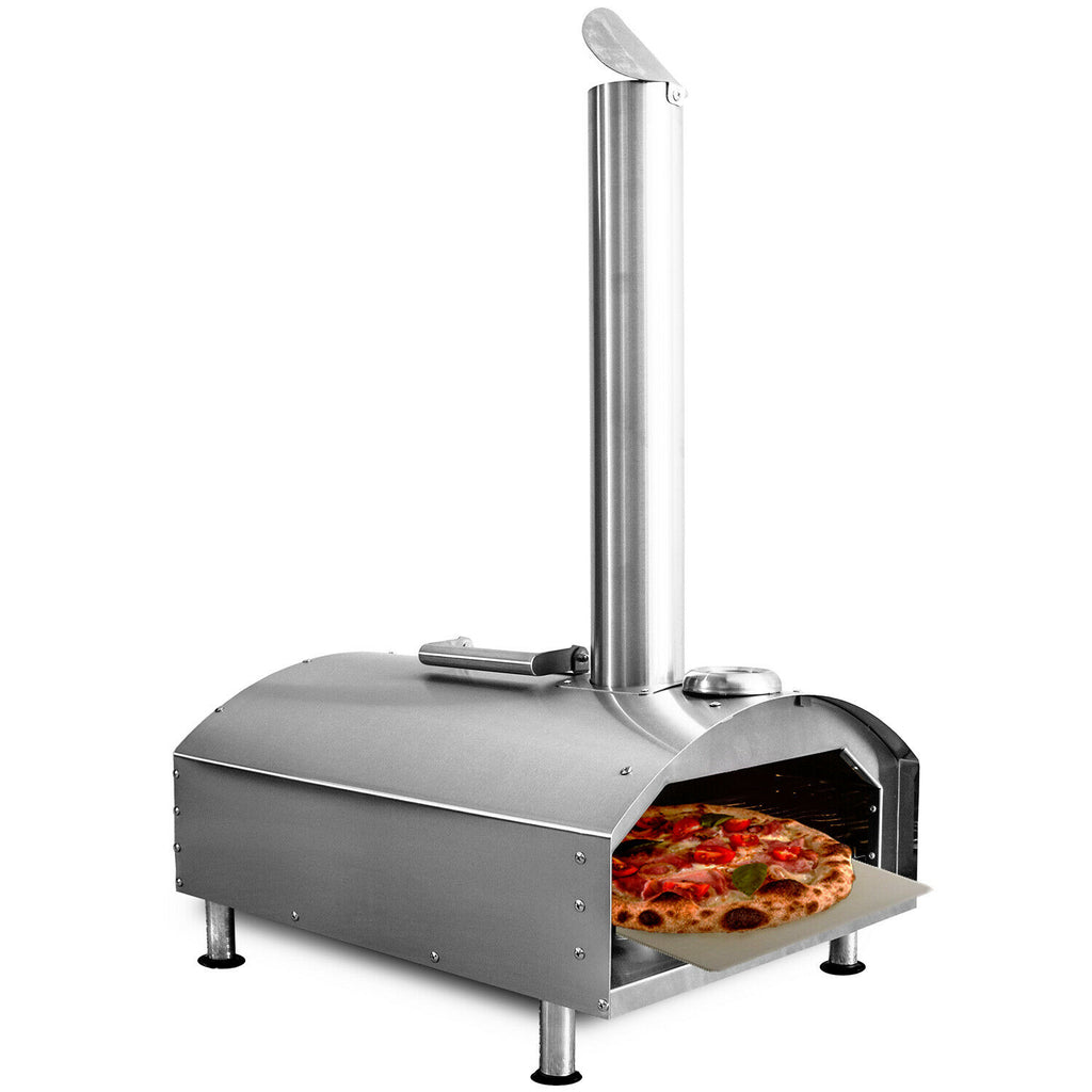Portable Outdoor Pizza Grill Oven 2-in-1