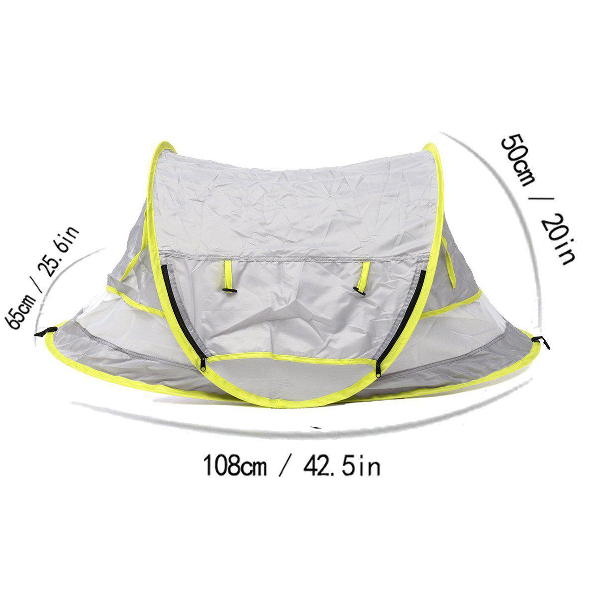 pop up baby portable beach tent dimensions