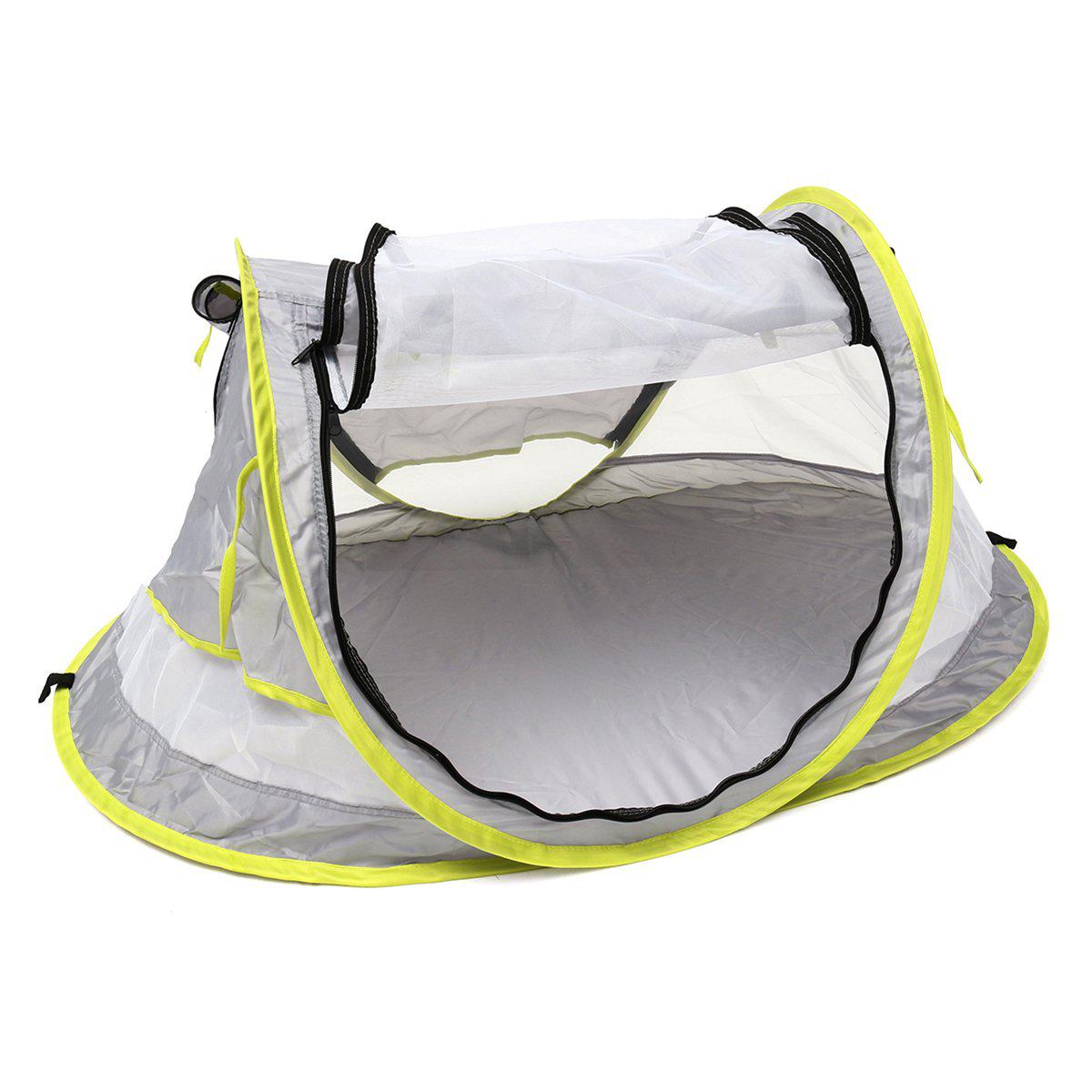 pop up baby portable beach tent mosquito net sunshade open