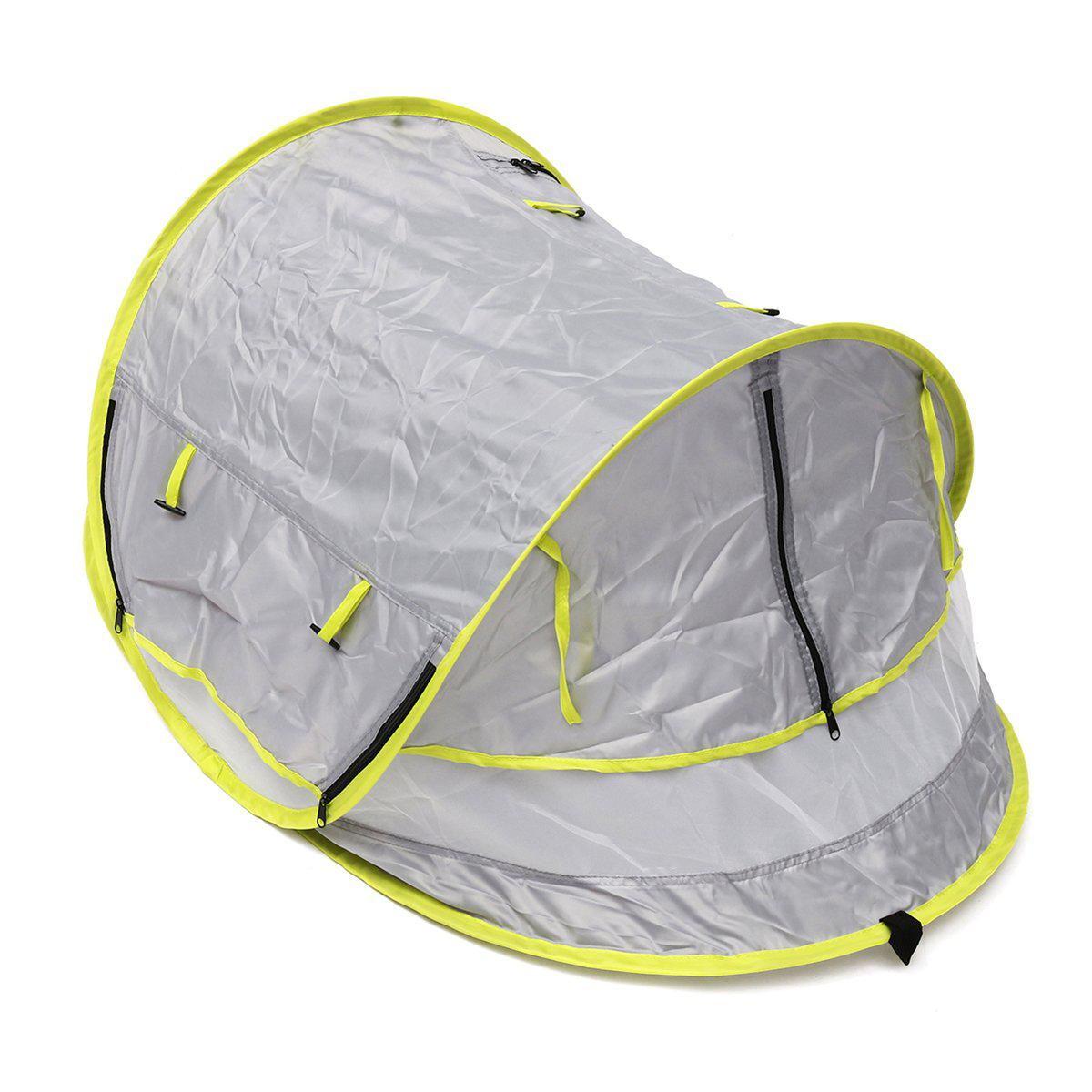 pop up baby portable beach tent mosquito net sunshade closed