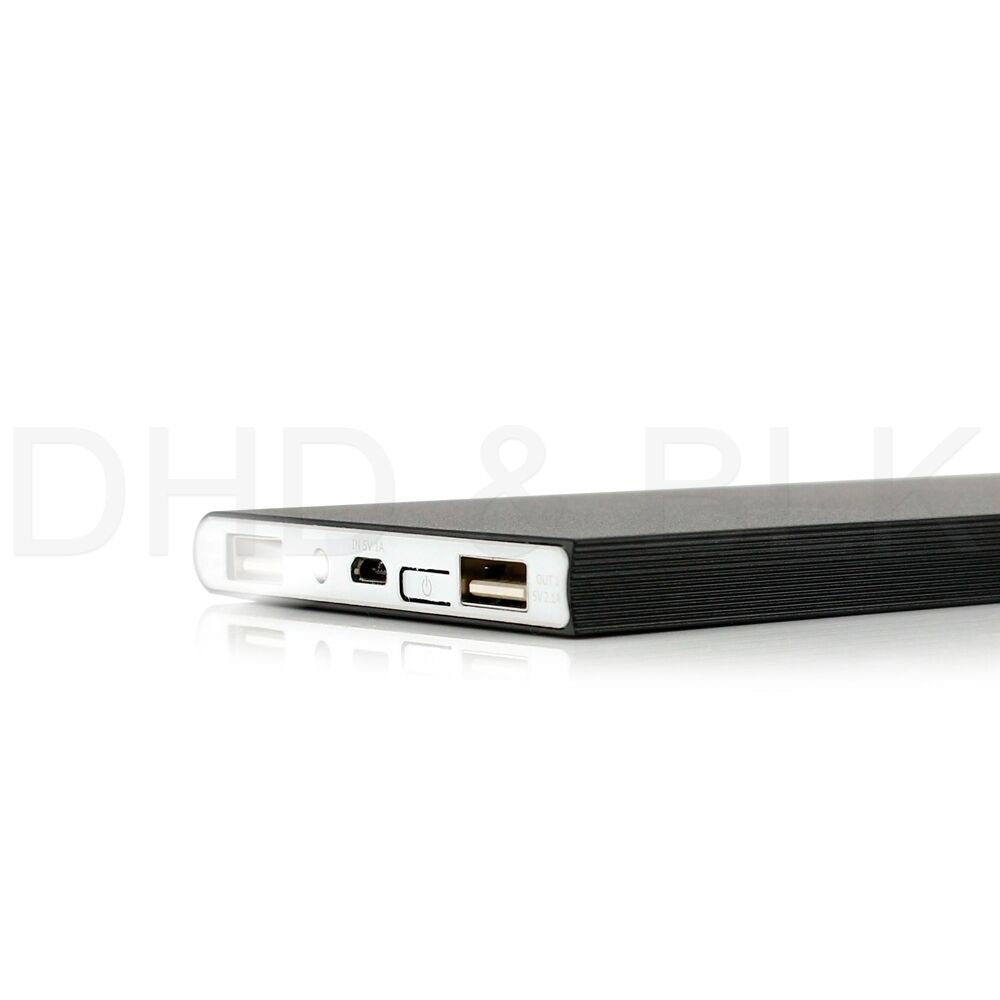 Ultra Thin 20000mAh Portable External Battery Charger Power Bank for Cell Phone