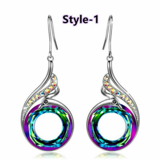 925 Silver Drop Earrings for Women